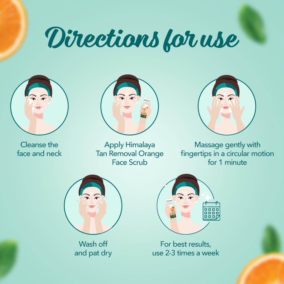 Himalaya Tan Removal Orange Face Scrub, 100g