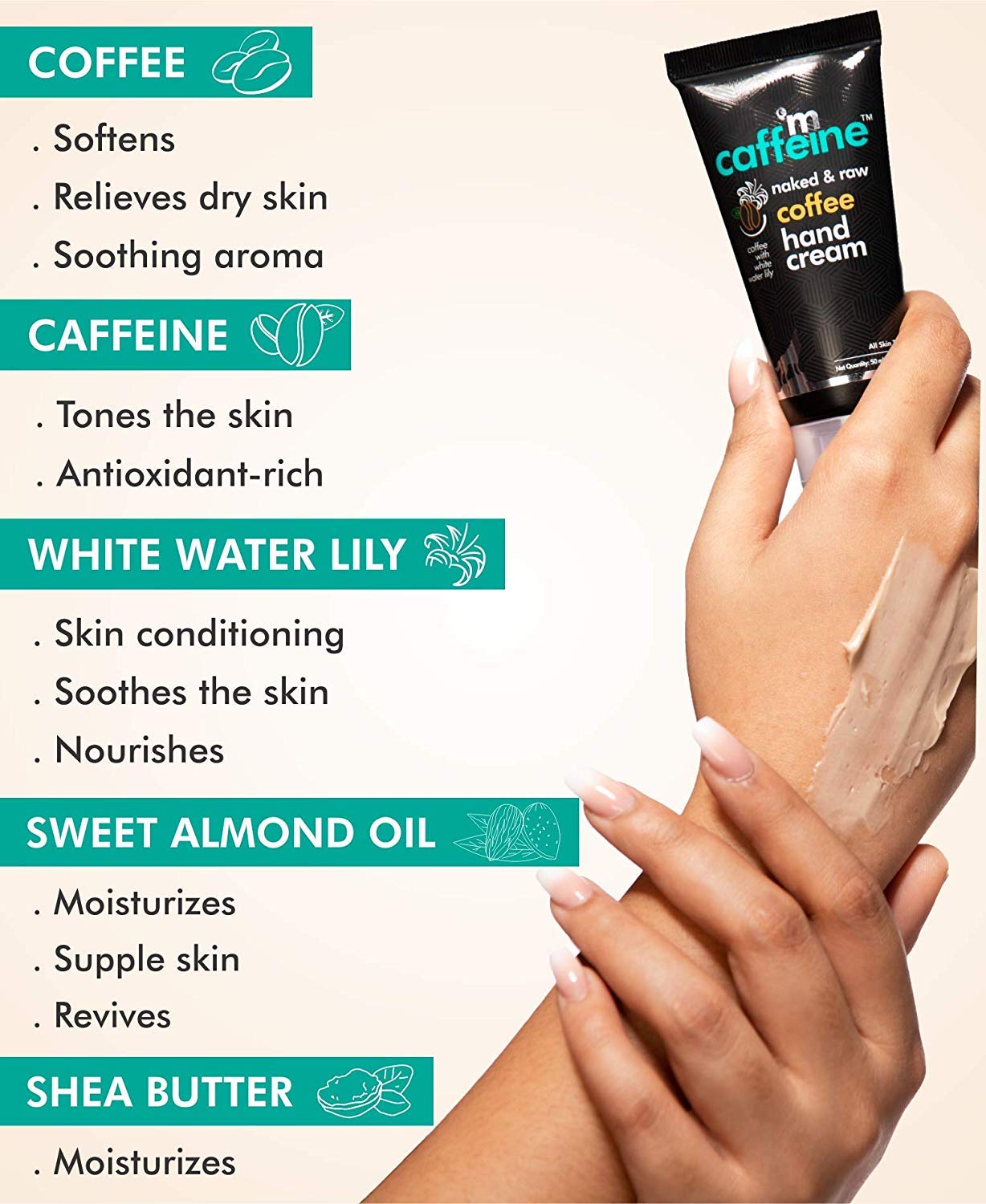 mCaffeine Coffee & Walnut Tan Removal Face Scrub, 100gm