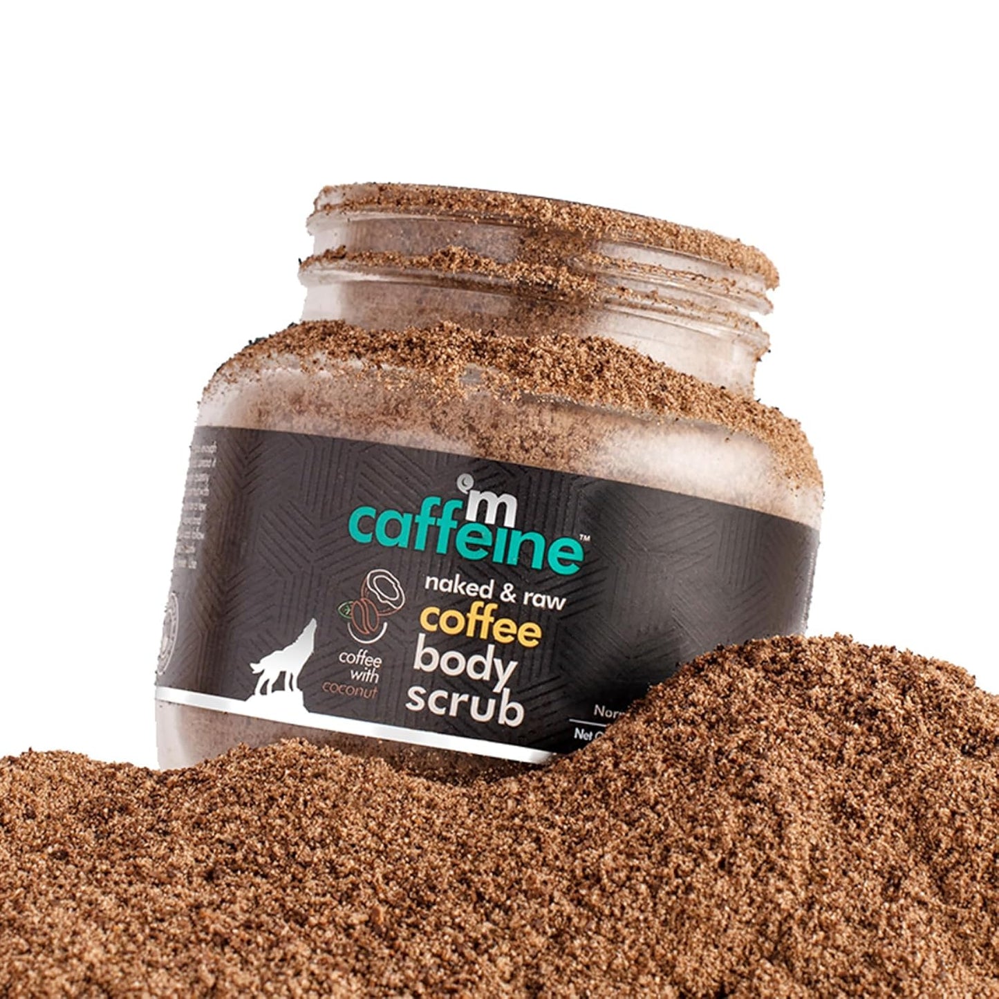 mcaffeine Exfoliating Coffee Body Scrub Powder Jar for Tan Removal & Soft-Smooth Skin, 100gm