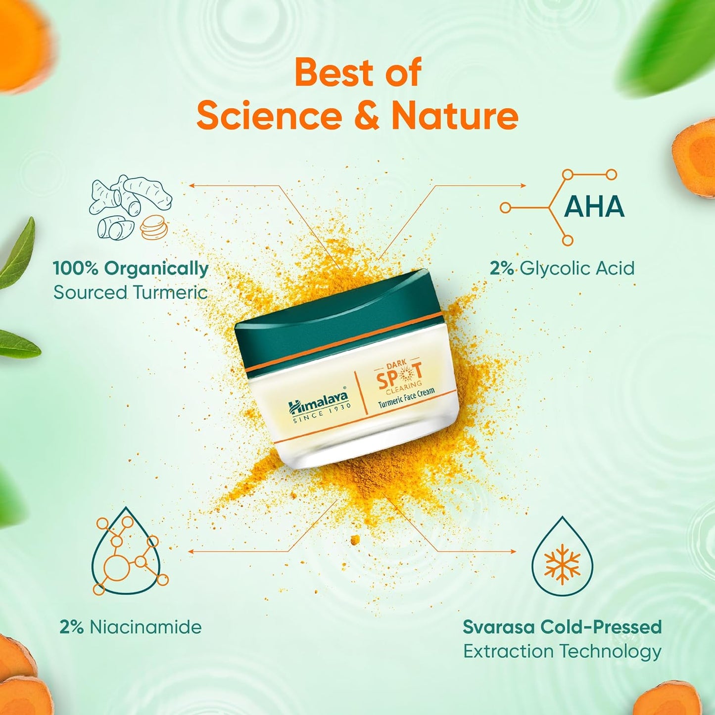 Himalaya Dark Spot Clearing Turmeric Face Cream, 50g