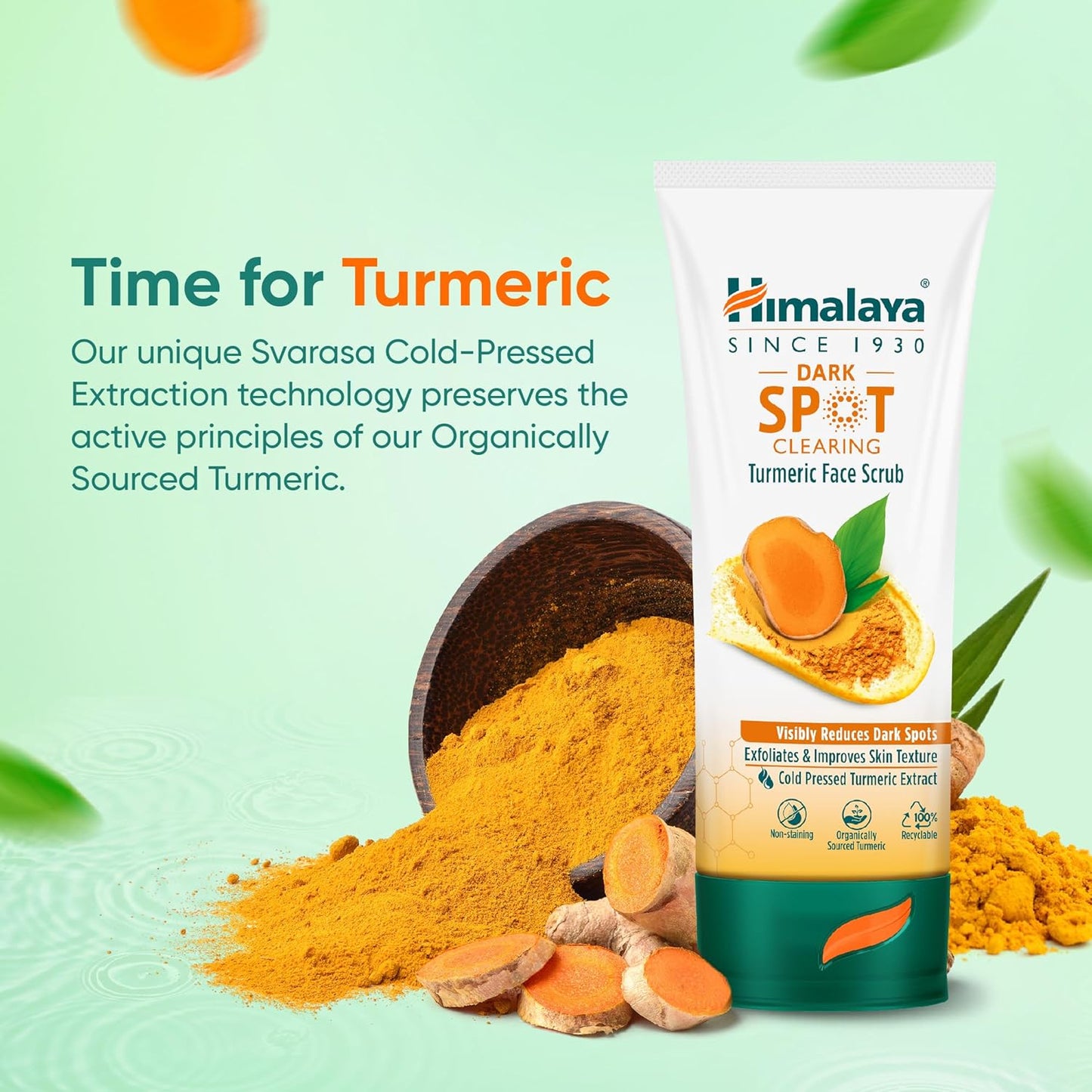 Himalaya Dark Spot Clearing Turmeric Face Scrub, 100g