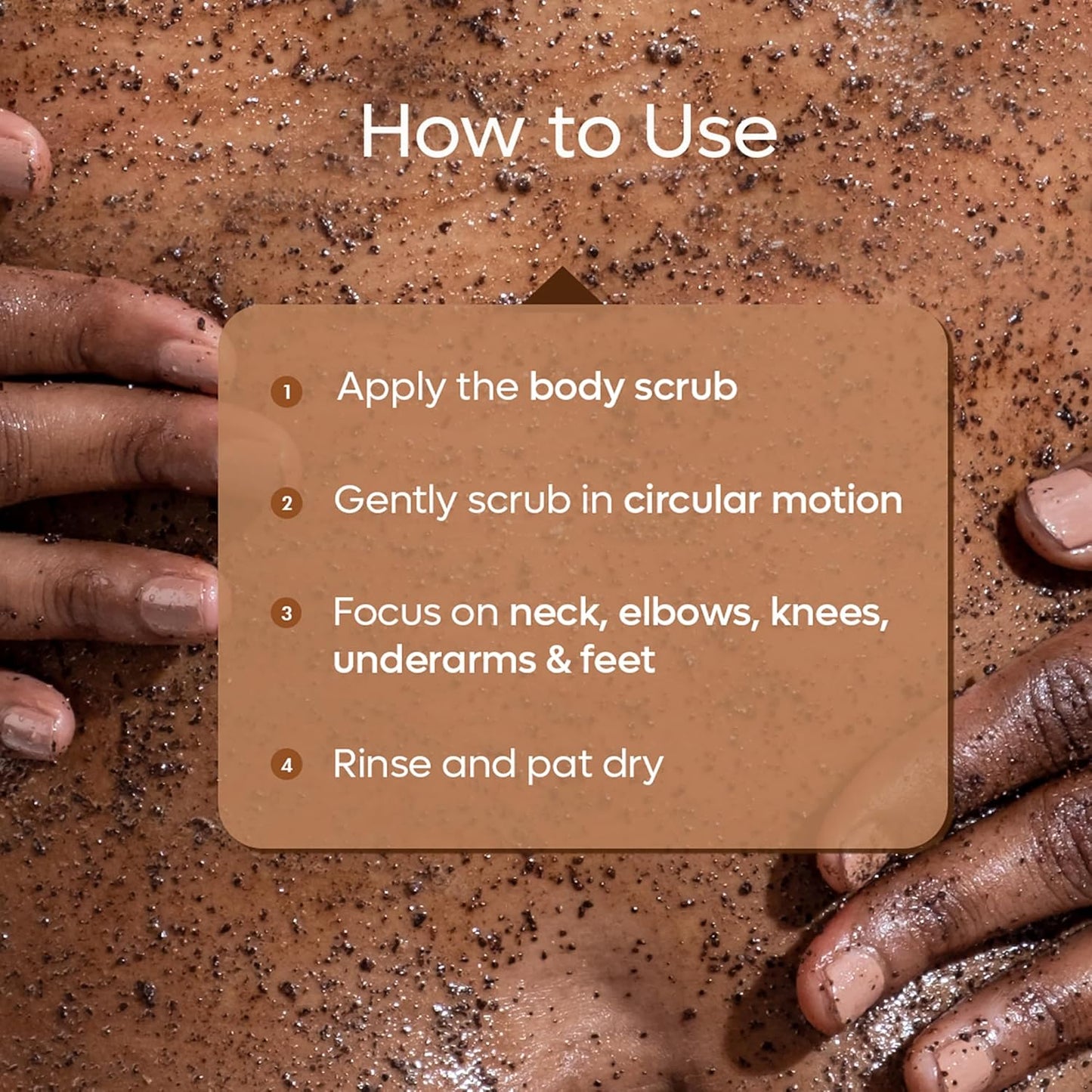 mcaffeine Exfoliating Coffee Body Scrub Powder Jar for Tan Removal & Soft-Smooth Skin, 100gm