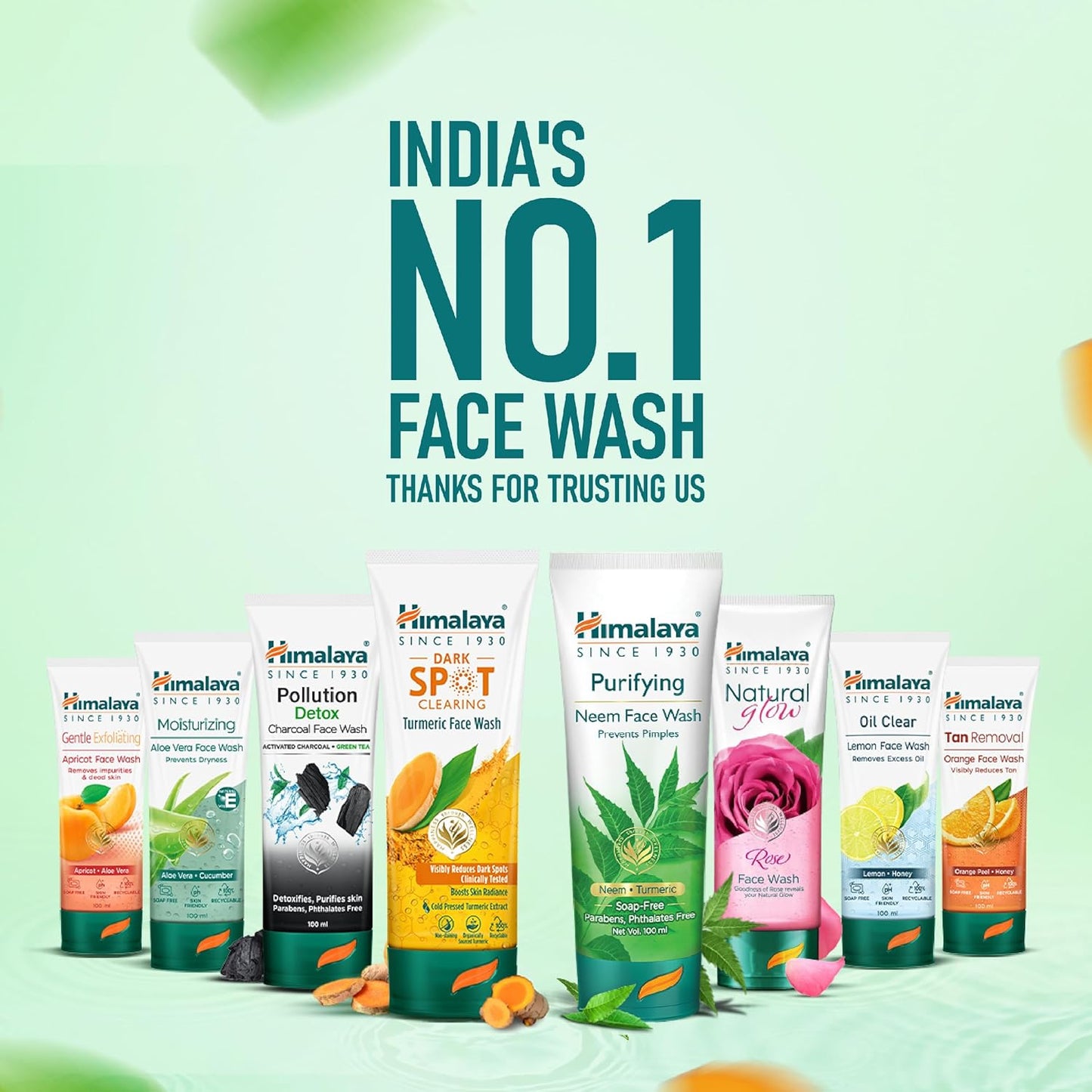 Himalaya Dark Spot Clearing Turmeric Face Wash, 100ml