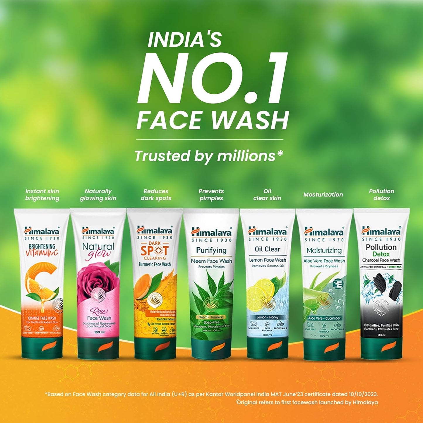 Himalaya Dark Spot Clearing Turmeric Face Wash, 100ml