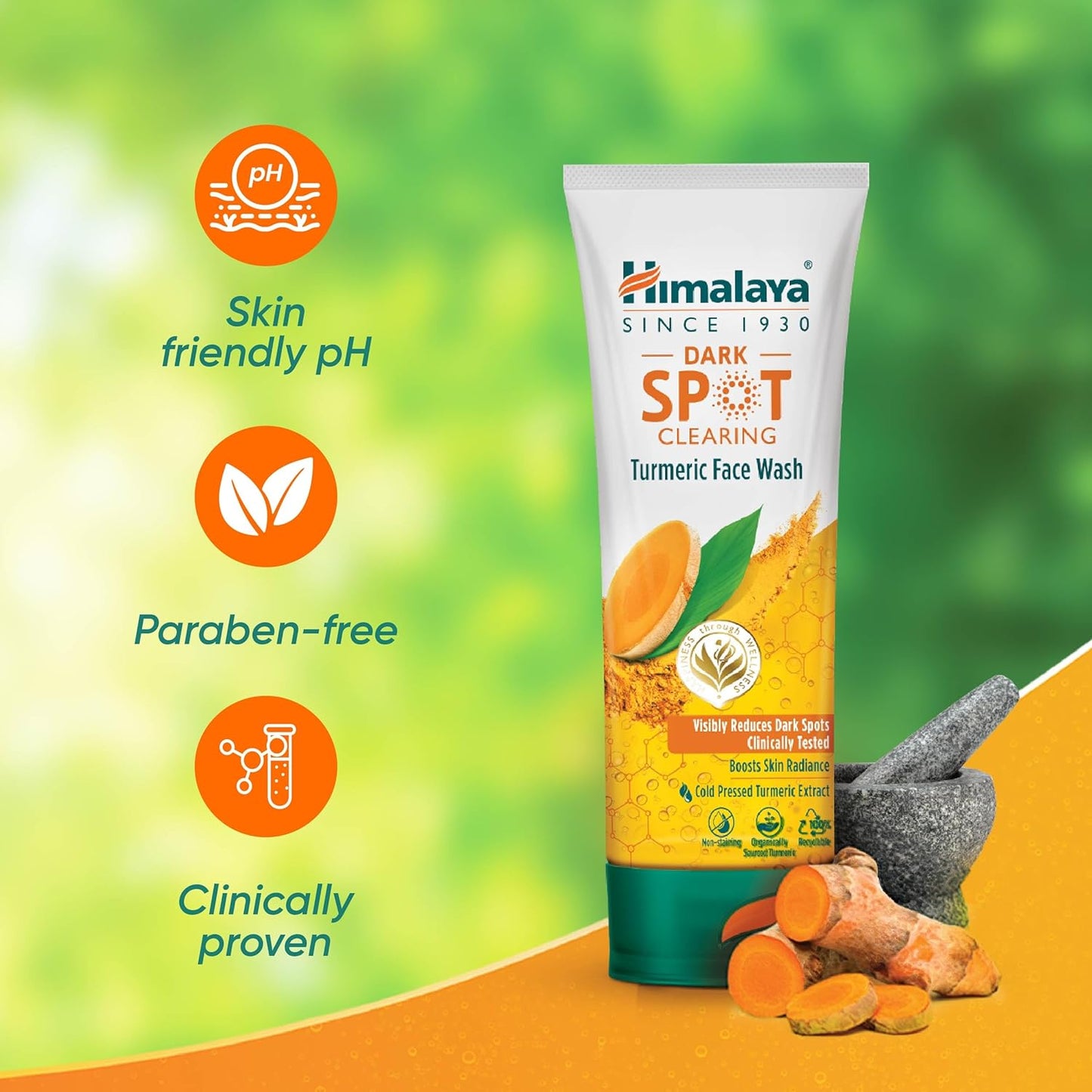 Himalaya Dark Spot Clearing Turmeric Face Wash, 100ml