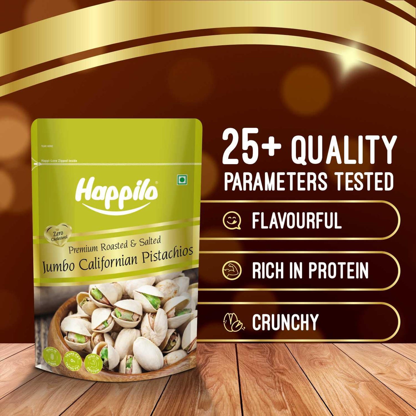 Happilo Premium California Roasted & Salted Pistachios 200 g