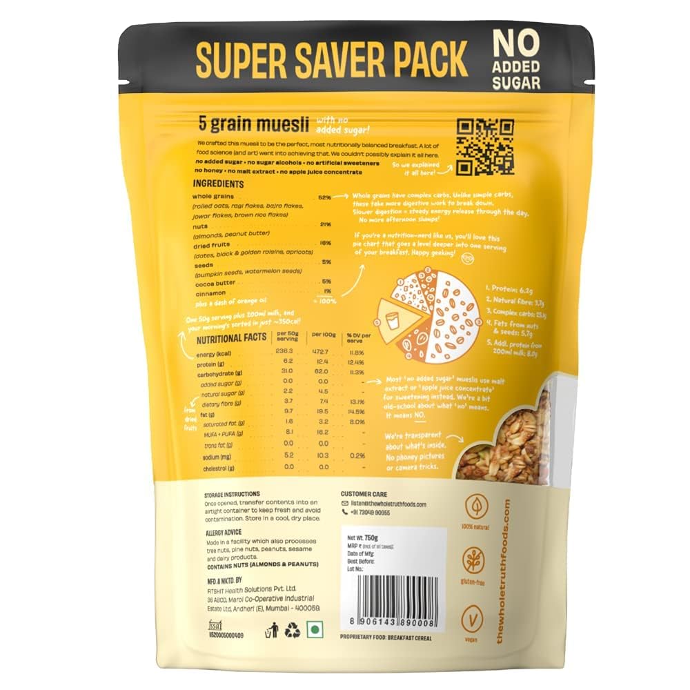 The Whole Truth - Super Saver Pack | Breakfast Muesli