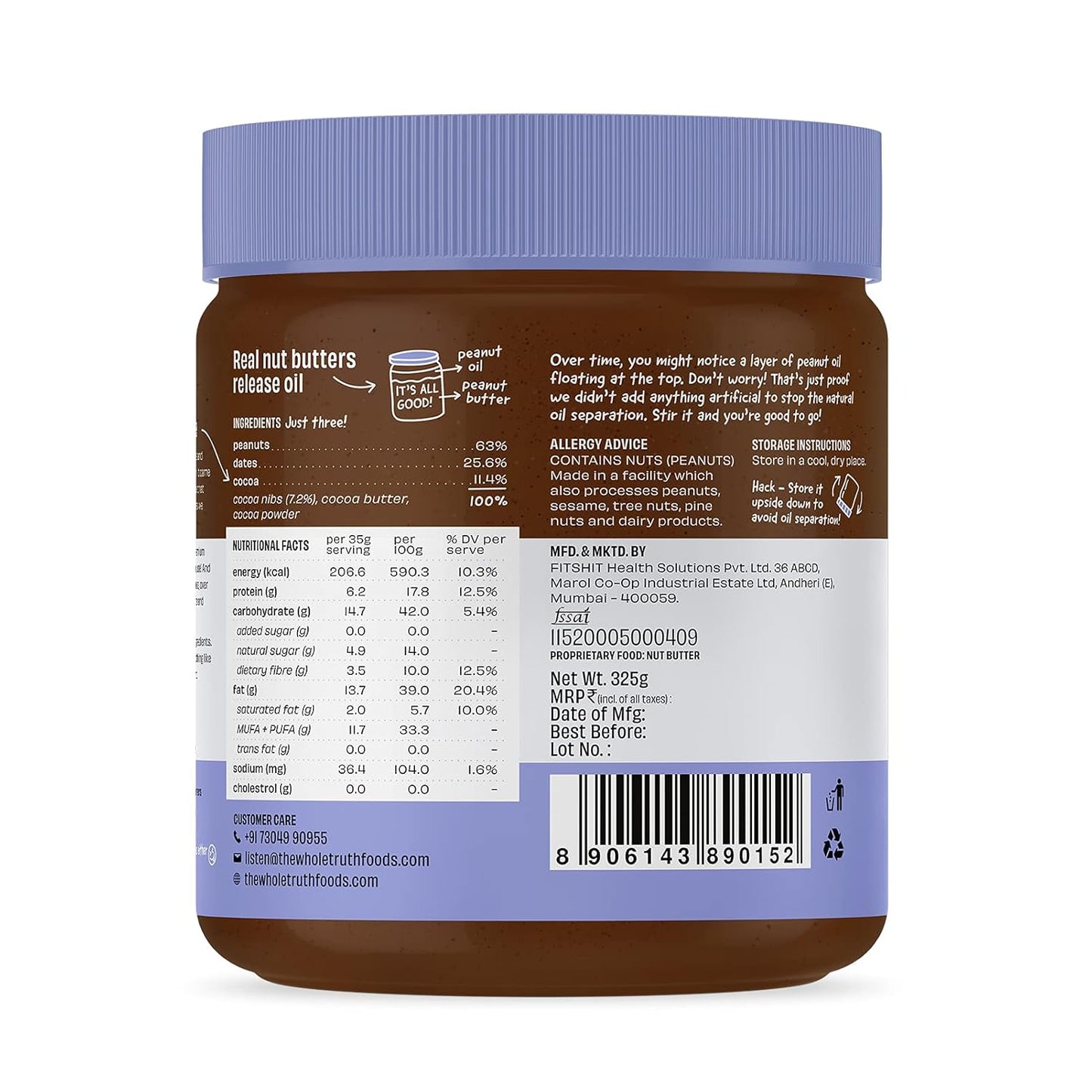 The Whole Truth - Dark Chocolate Peanut Butter