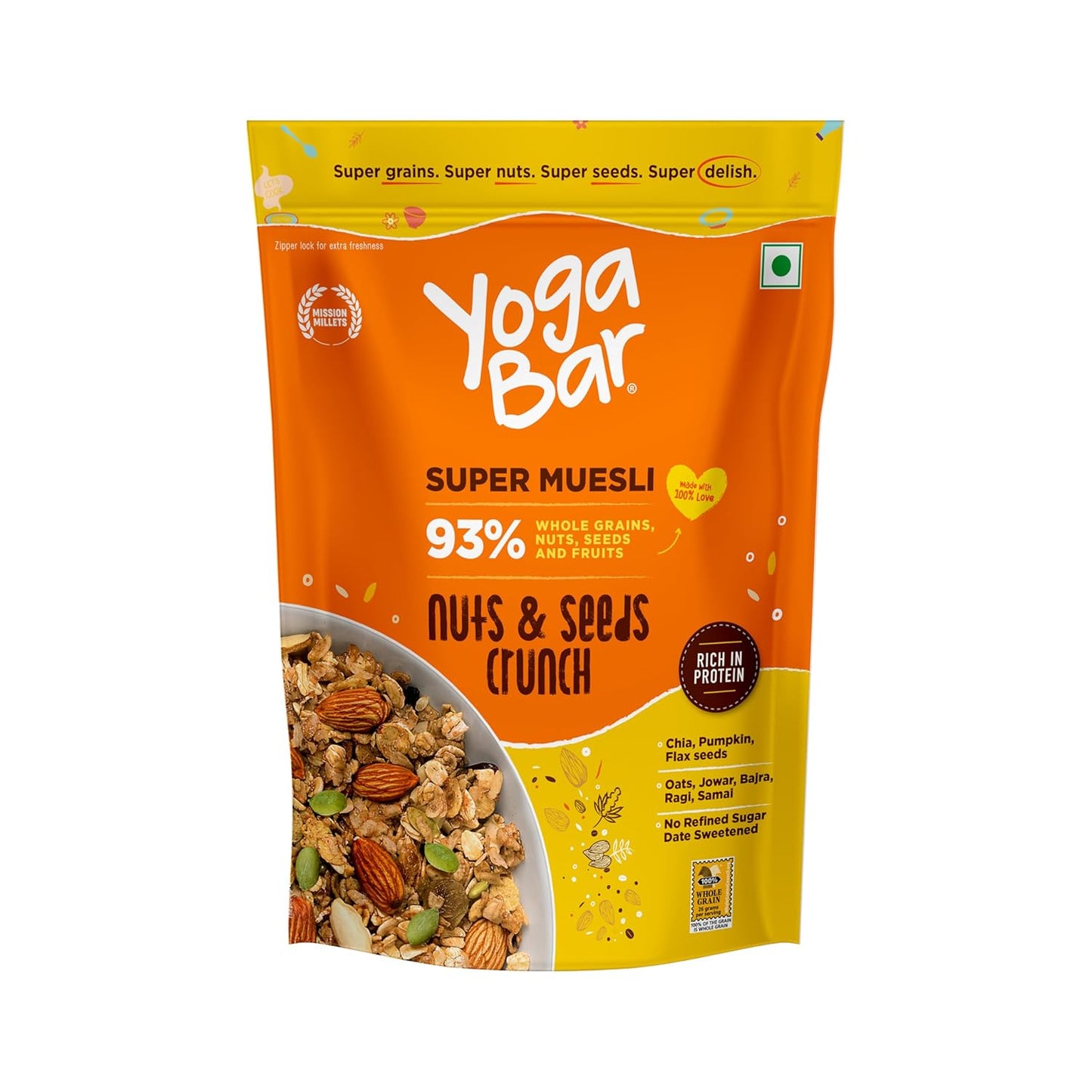Yogabar Nuts & Seeds Crunch Muesli
