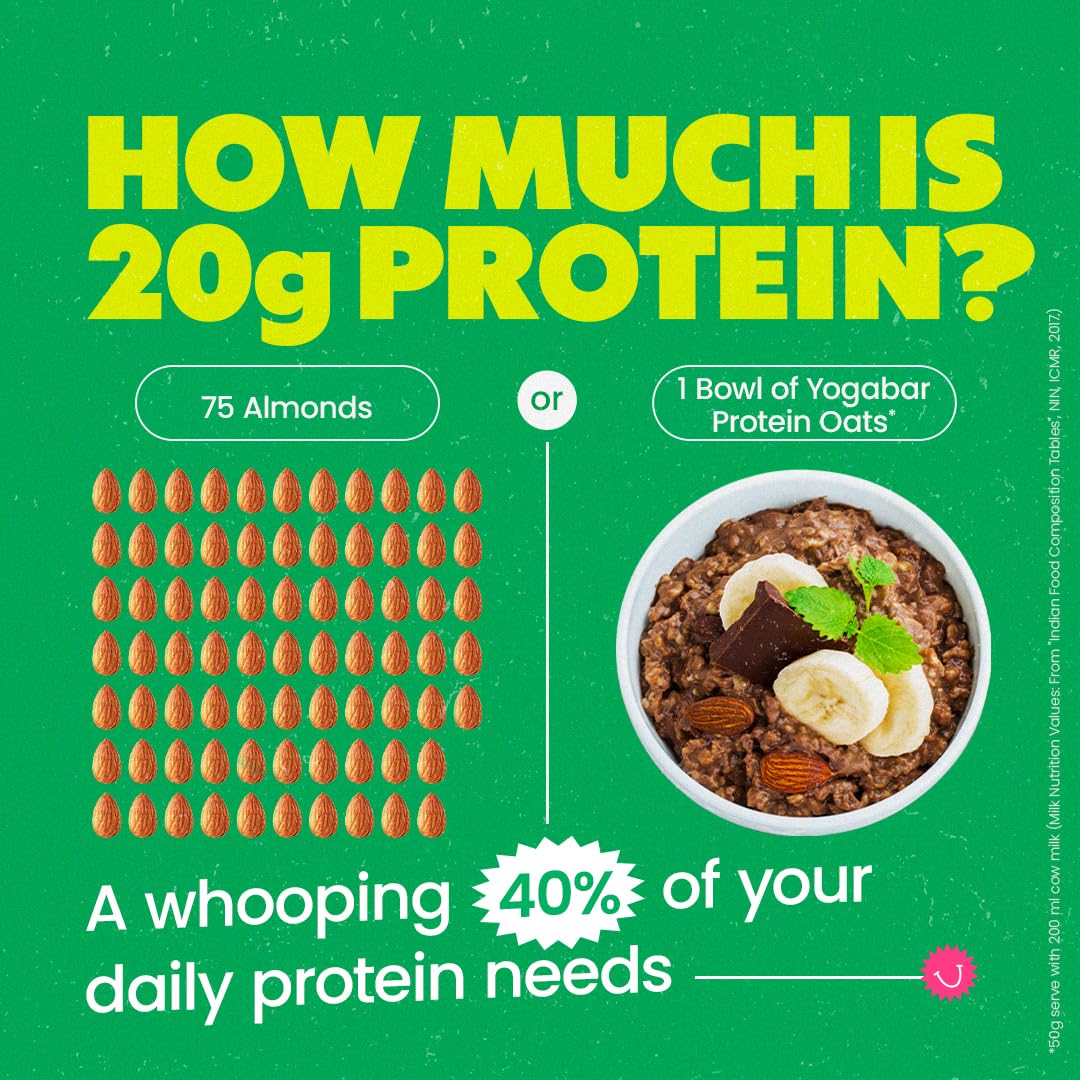 Yogabar Highest Protein Oats 850g