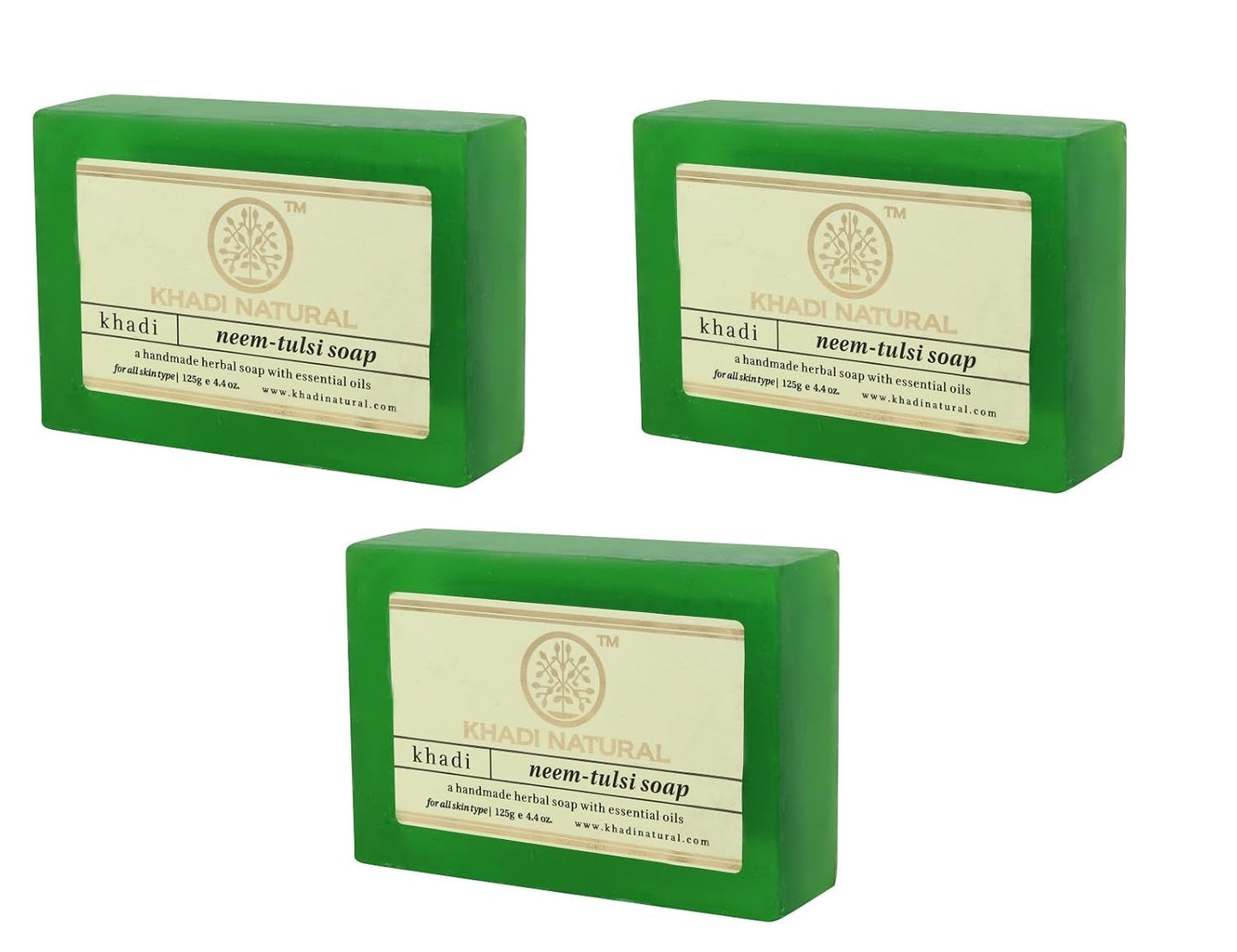 Khadi Natural Neem Tulsi Soap | Handmade Bathing Soap