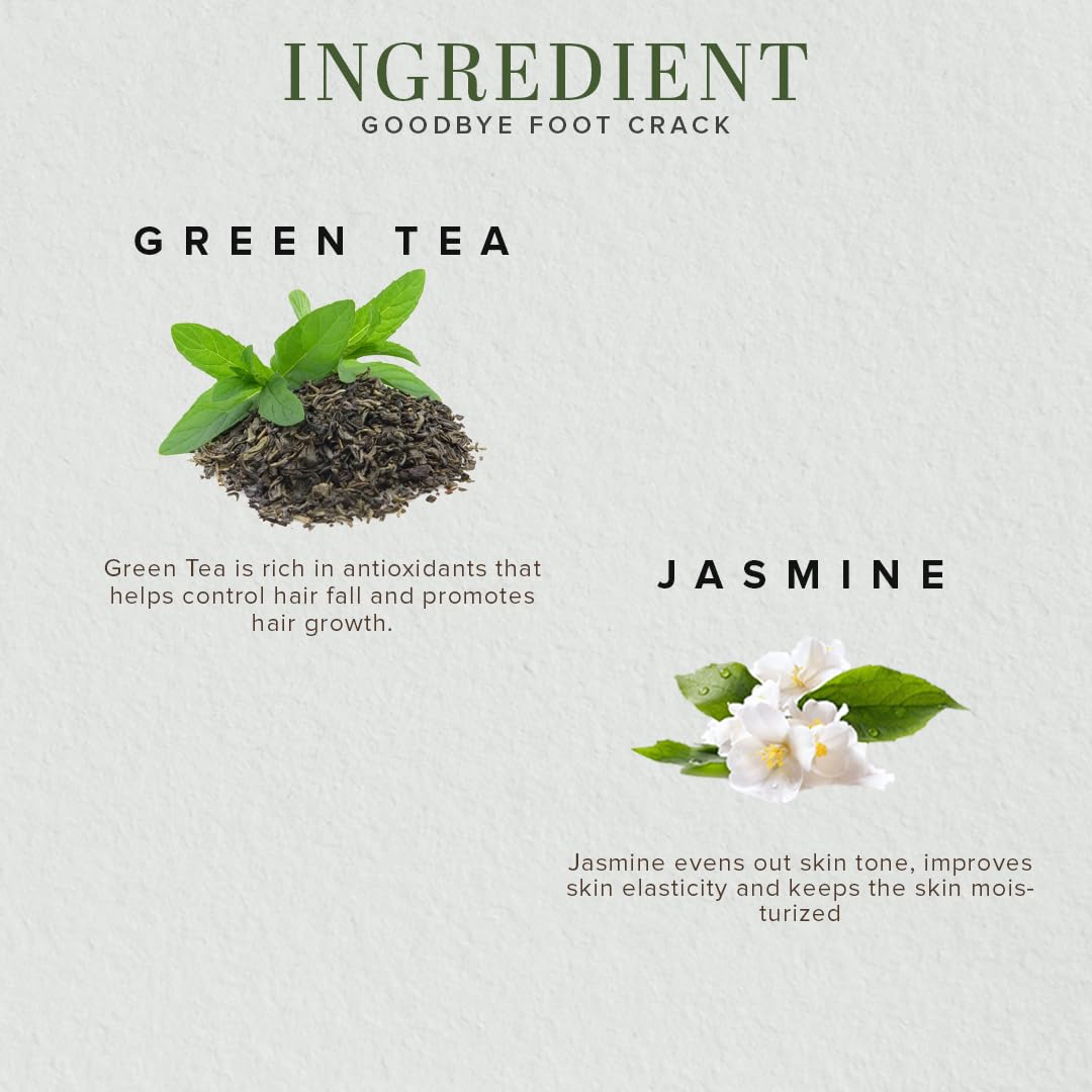 Khadi Natural Jasmine and Green Tea Herbal Foot Crack Cream