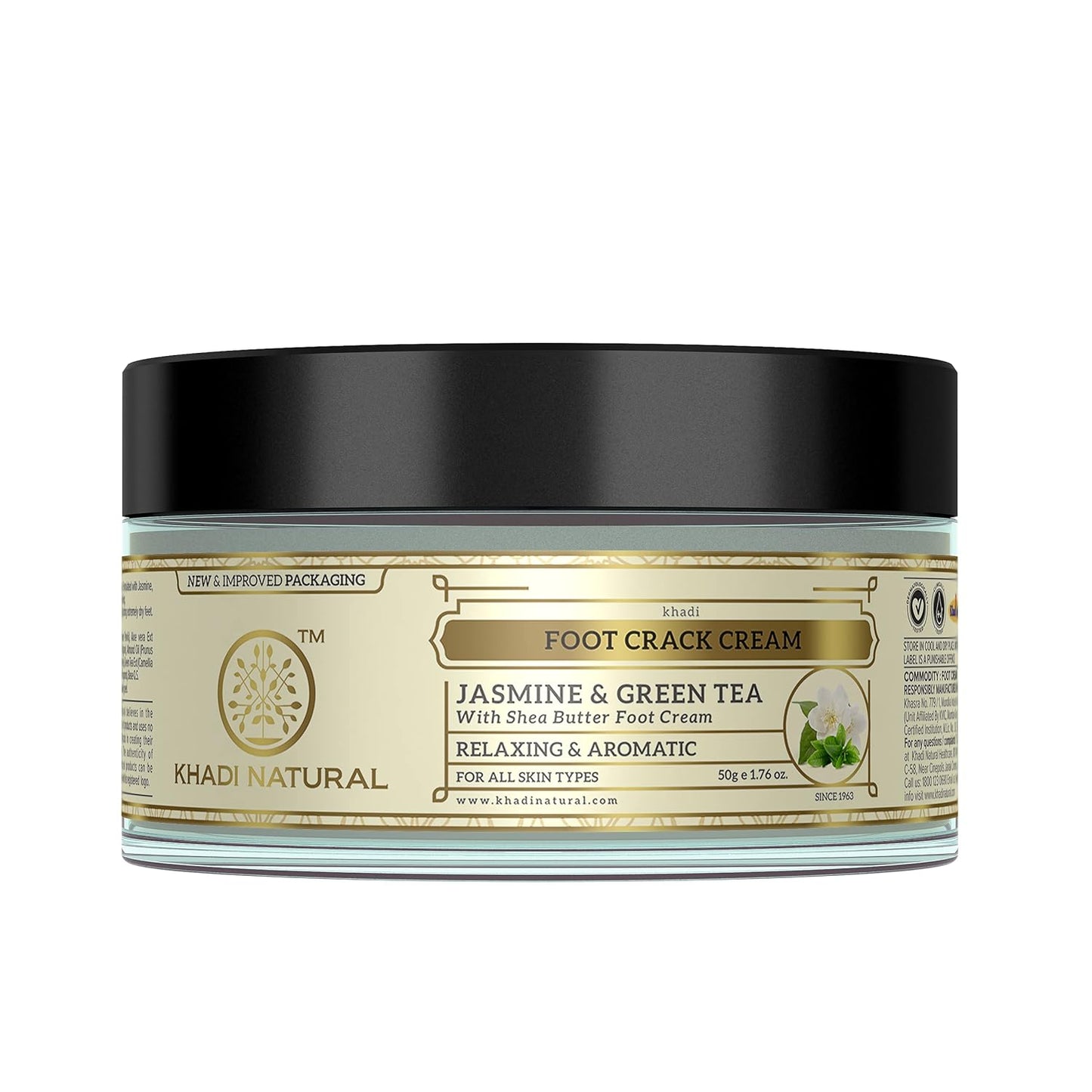 Khadi Natural Jasmine and Green Tea Herbal Foot Crack Cream