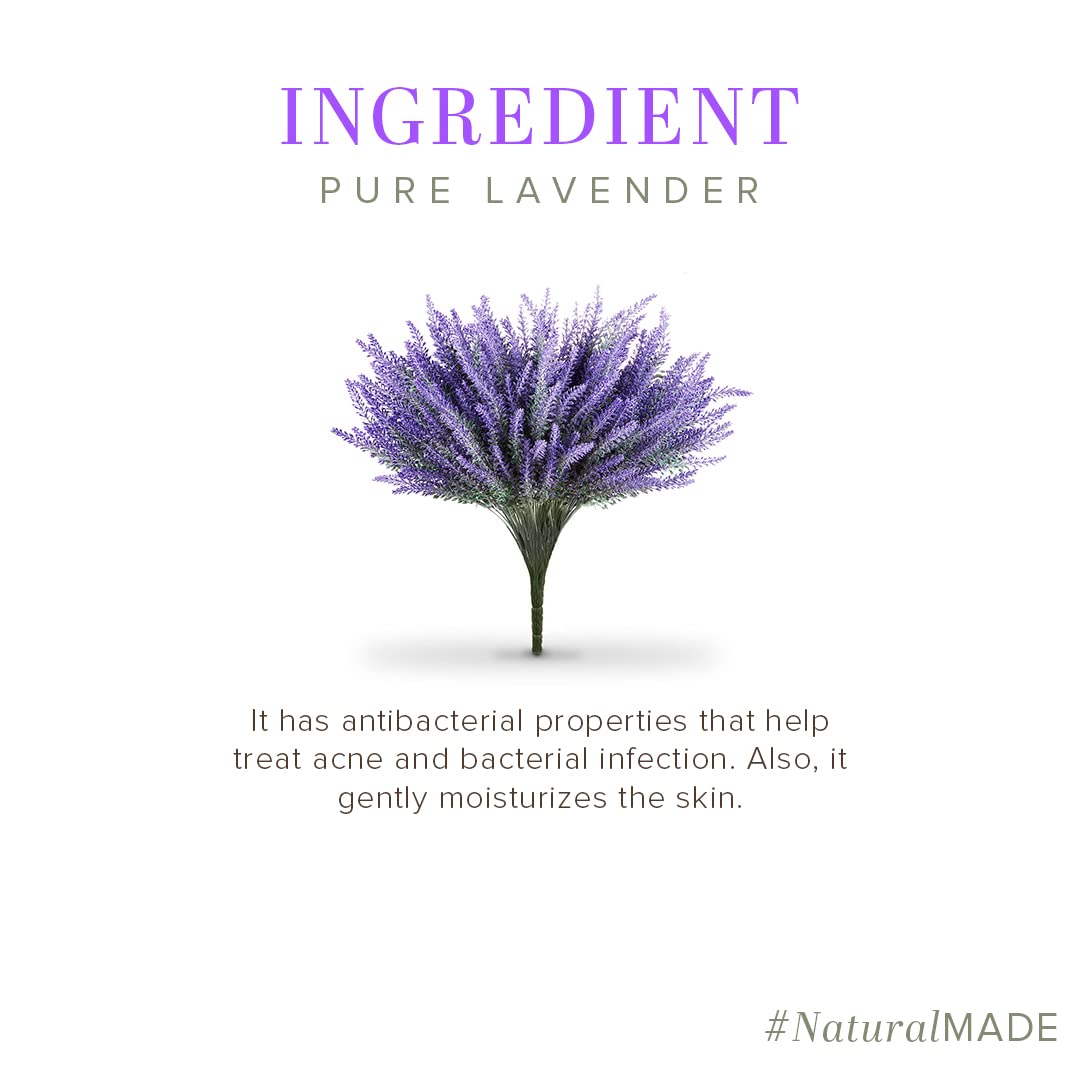 Khadi Natural Lavender Soap | Herbal Bathing Soap for Healthy Skin