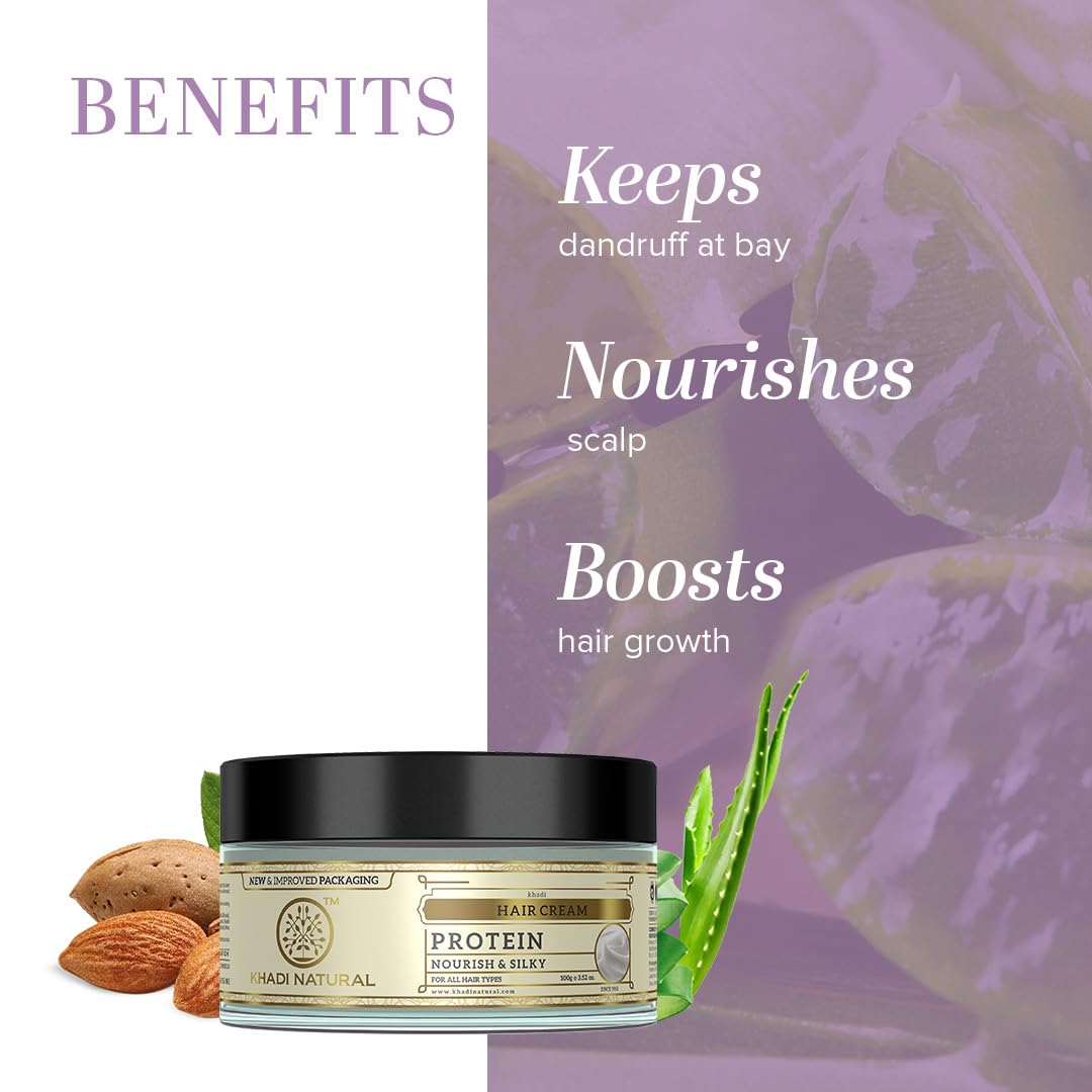Khadi Natural Protein Hair Cream for Soft & Shiny Hair