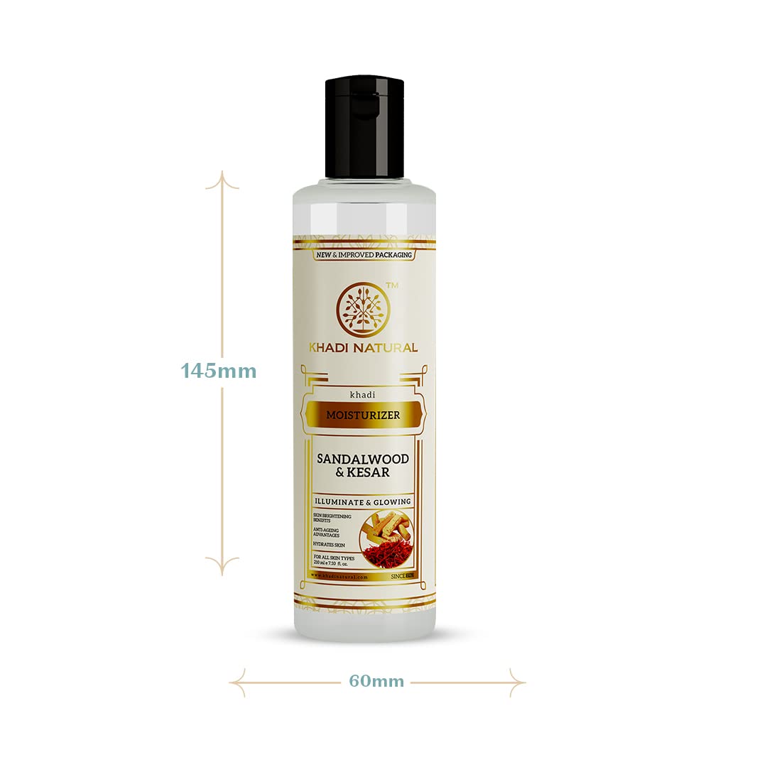 Khadi Natural Sandalwood & Kesar Lotion Moisturizer