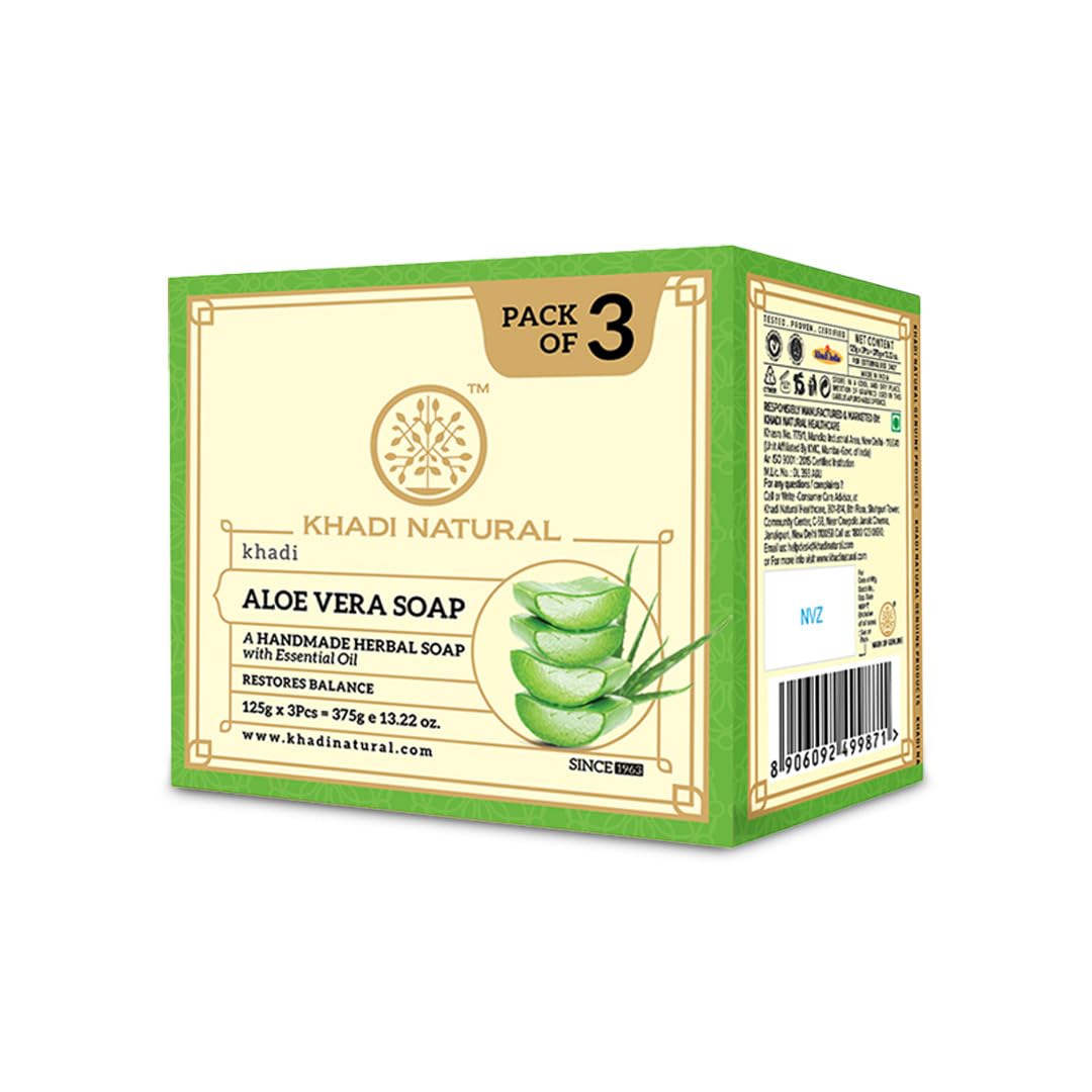Khadi Natural Aloe Vera Soap|Natural Handmade Soap