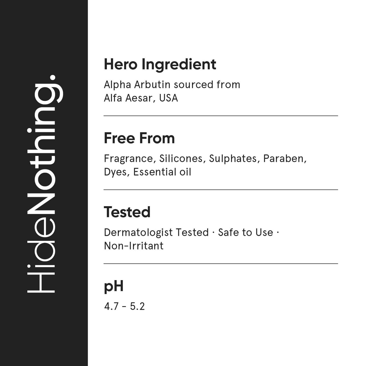 Minimalist 2% Alpha Arbutin Serum for Pigmentation & Dark Spots Removal