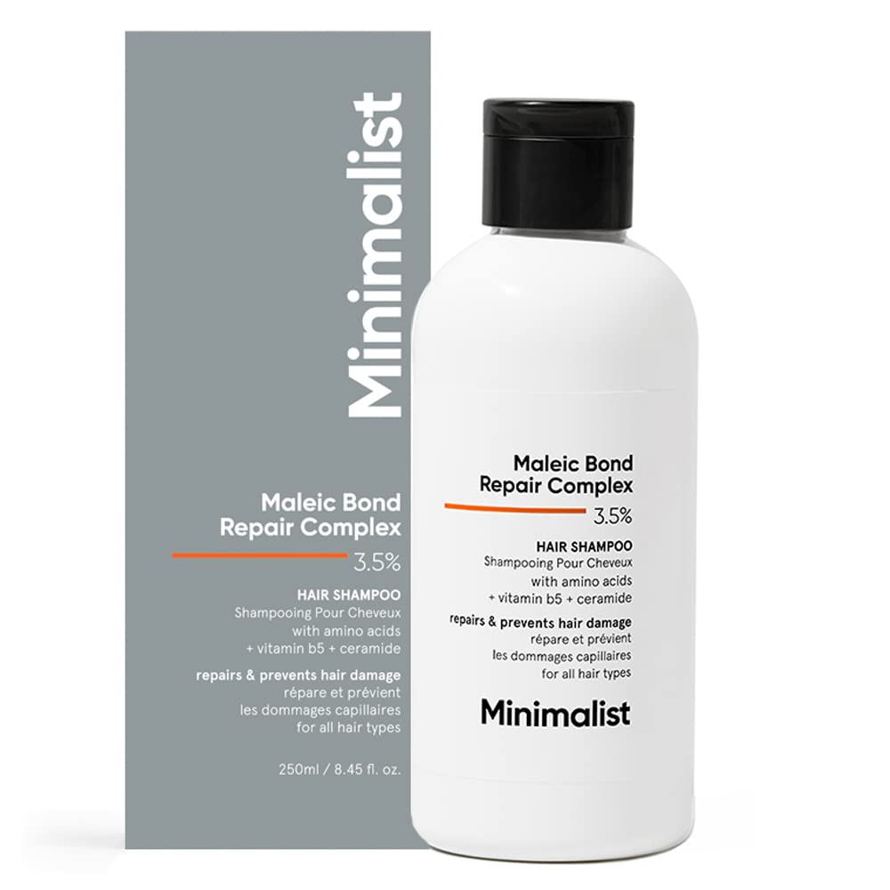 Minimalist Bond Repair Shampoo For Damaged, Dry & Frizzy Hair