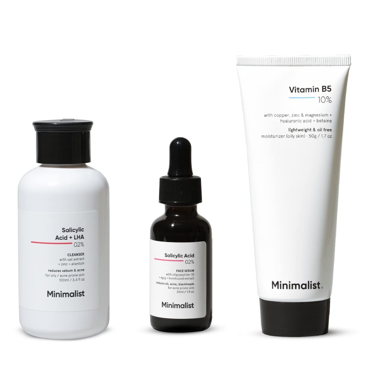 Minimalist Anti-Acne Kit, Skincare Routine Kit for Unisex