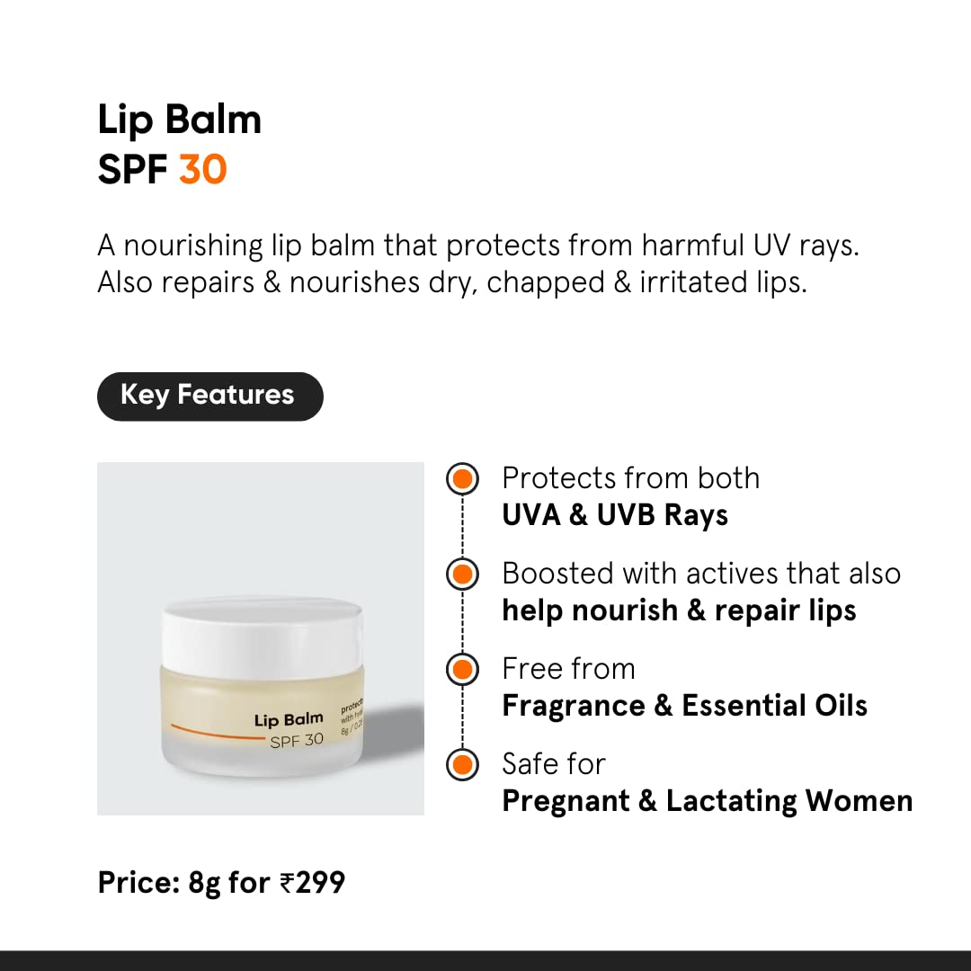 Minimalist Spf 30 Lip Balm With Ceramides & Hyaluronic Acid
