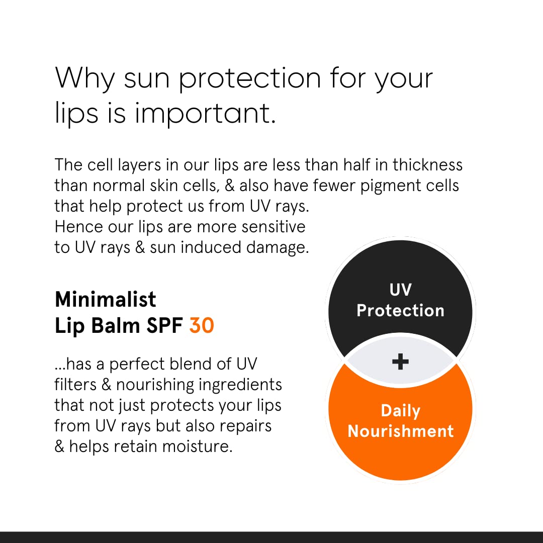 Minimalist Spf 30 Lip Balm With Ceramides & Hyaluronic Acid
