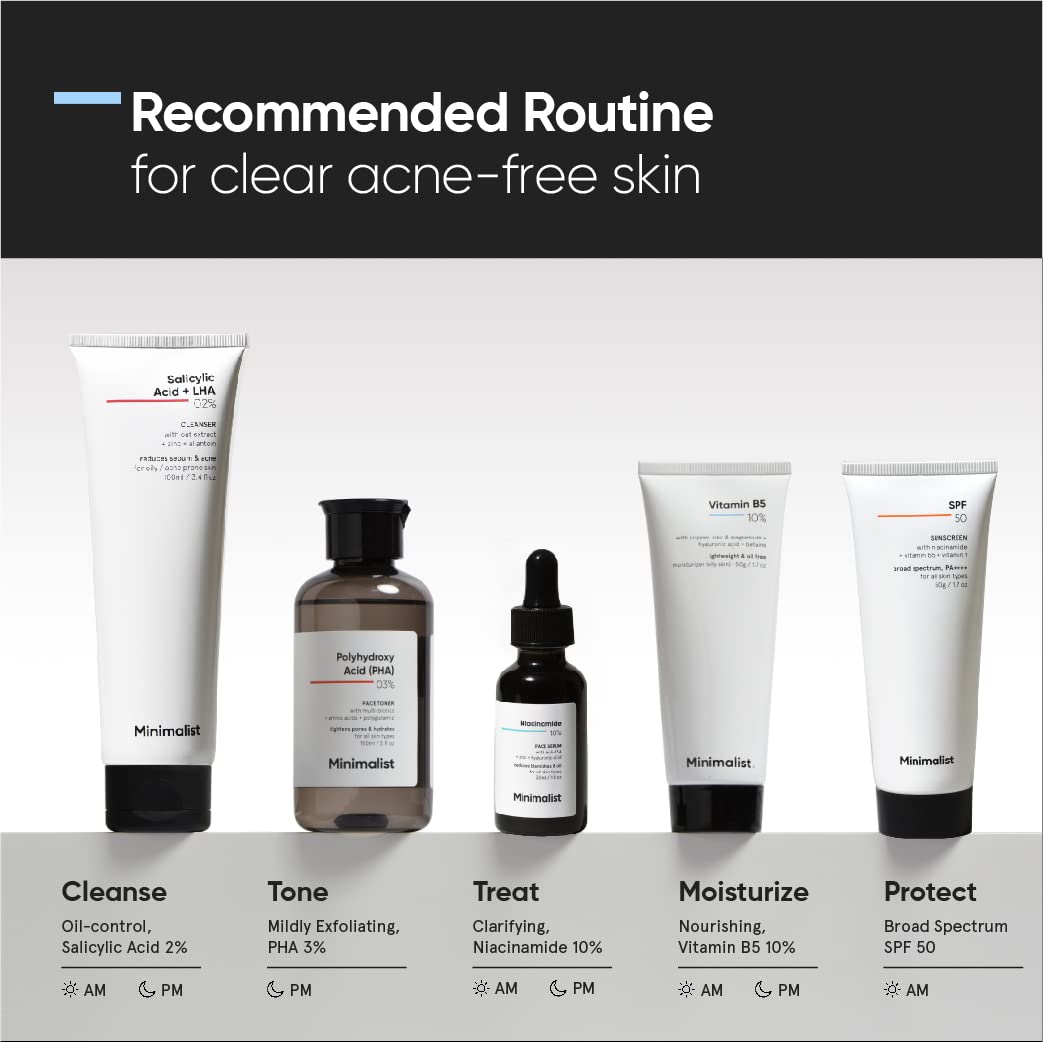 Minimalist 10% Vitamin B5 Gel Face Moisturizer For Oily & Acne Prone Skin