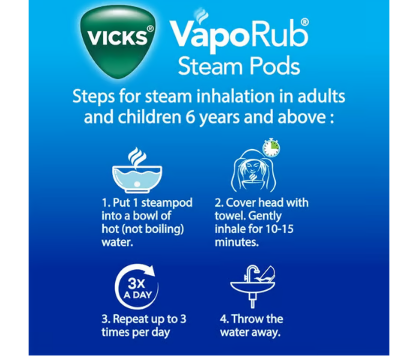 Vicks VapoRub Steam Pods