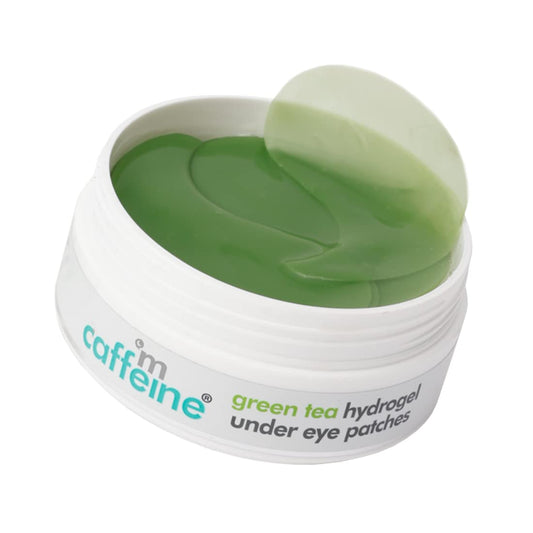 mCaffeine Green Tea Hydrogel Under Eye Patches for Dark Circle, Fine Lines & Wrinkles Reduction