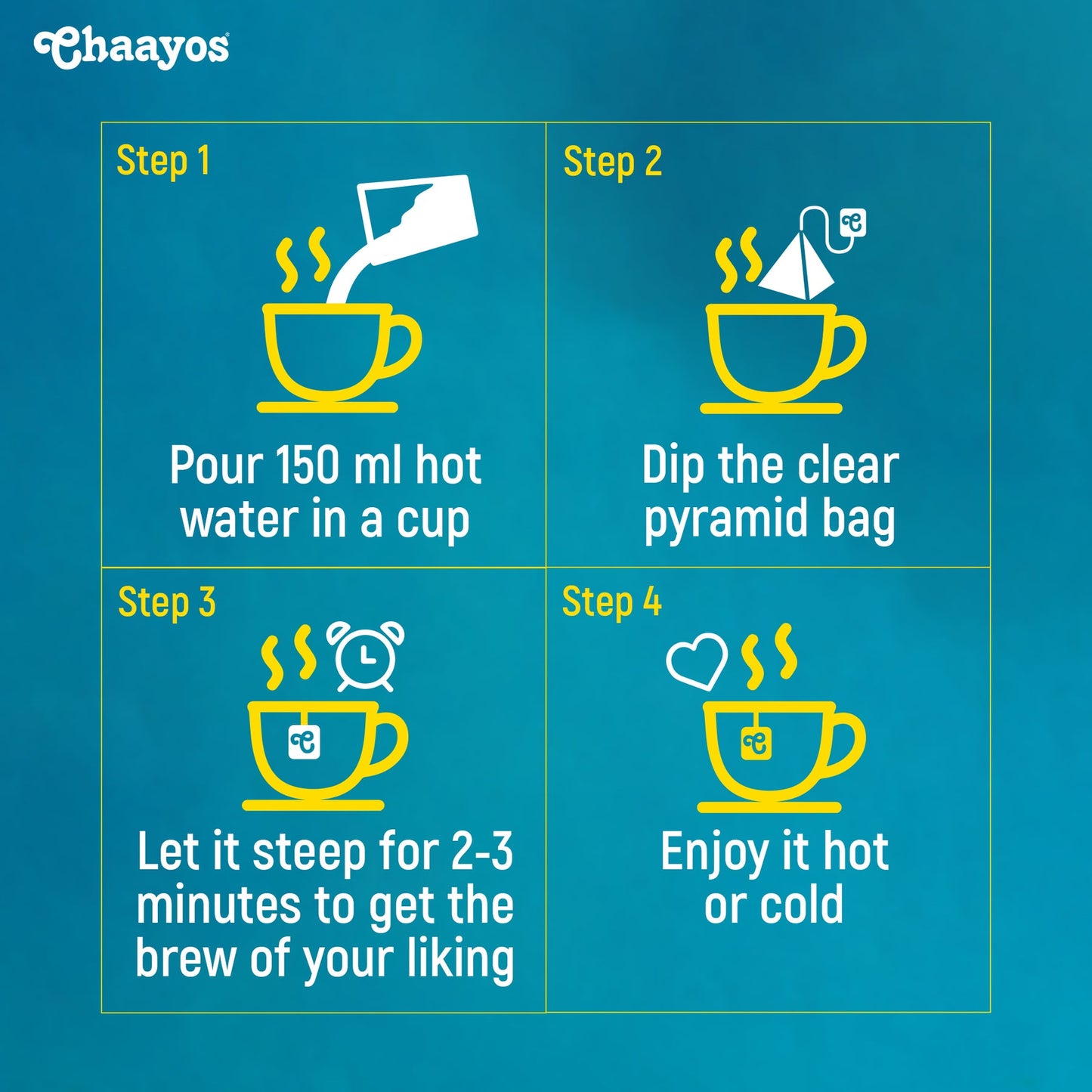 God's Chai - Tea Bag Pack- (25pc *2 gms bag)