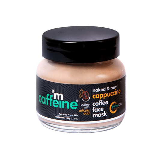 mCaffeine Anti Acne Cappuccino Coffee Face Pack for Oily Skin, 100gm