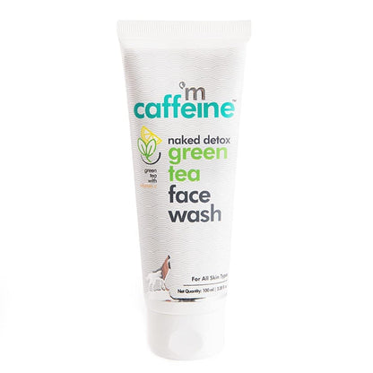 mCaffeine Vitamin C Face Wash for Women with Green Tea & Hyaluronic Acid, 100ml