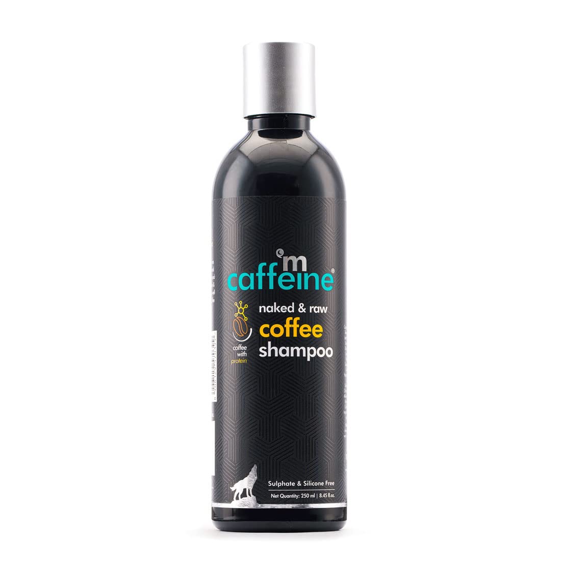 mCaffeine Hair Fall Control Coffee Shampoo With Protein and Argan Oil, 250ml