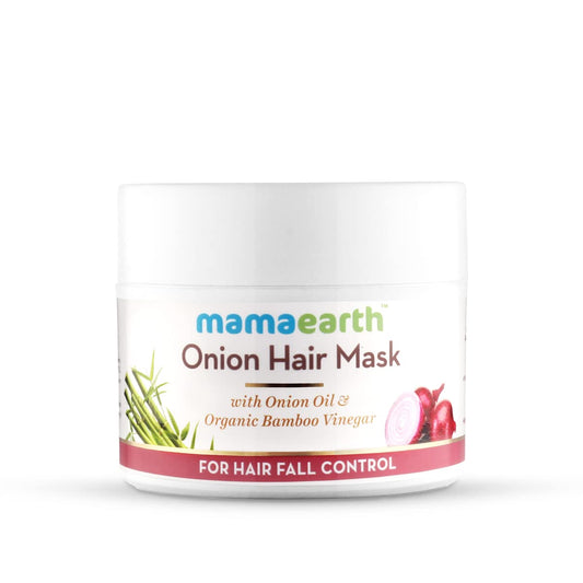 Mamaearth Onion Hair Mask - With Onion Oil & Organic Bamboo Vinegar, 200ml