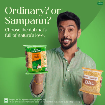 Tata Sampann Unpolished Toor Dal/Arhar Dal, 1kg