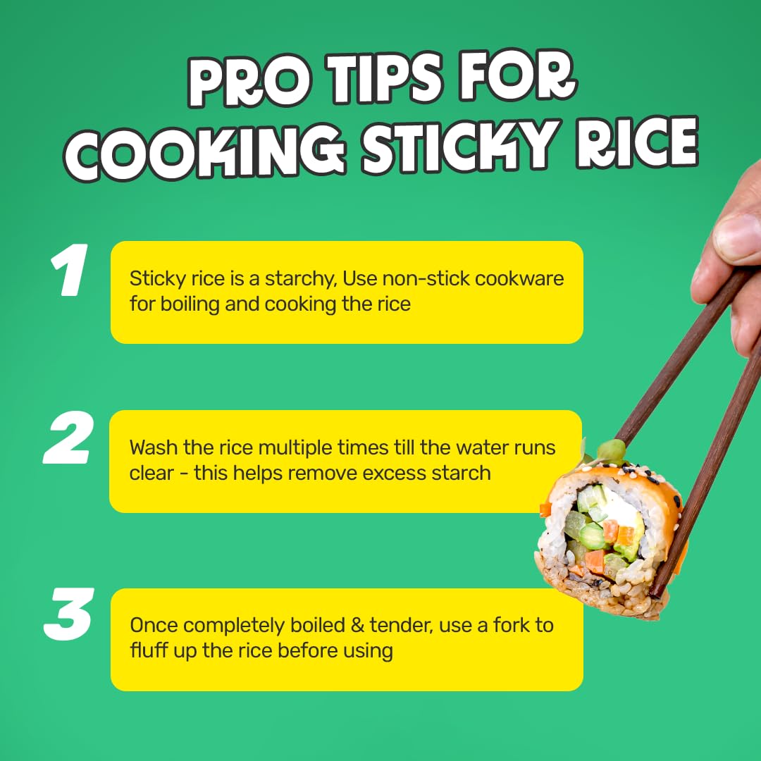 MasterChow Organic Sticky Rice 300gm