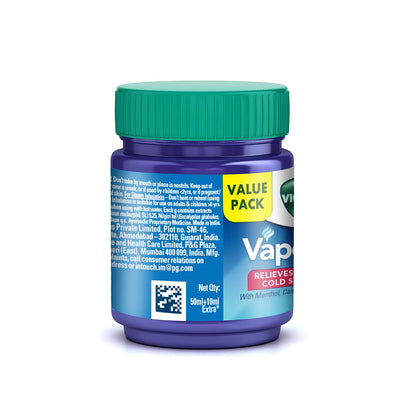 Vicks Vaporub 50ml+10ml Extra, 60 ml