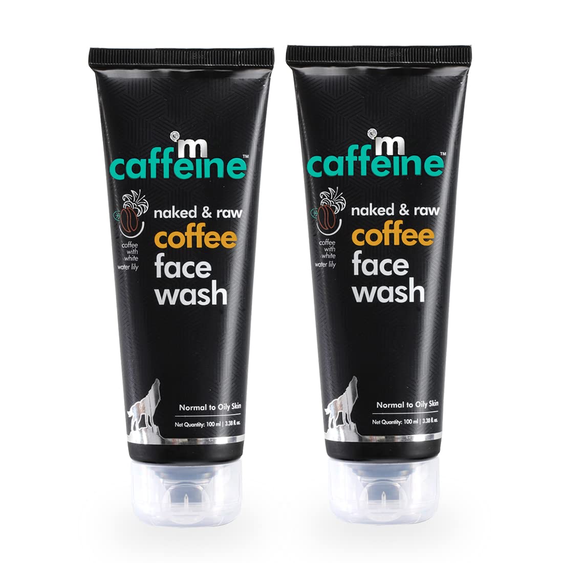 mCaffeine Tan Removal Face Wash Pack of 2-200ml