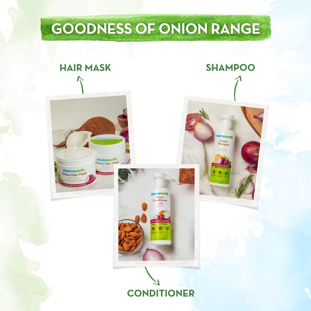 Mamaearth Onion Hair Mask - With Onion Oil & Organic Bamboo Vinegar, 200ml