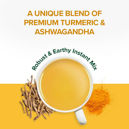 VAHDAM, Turmeric Ashwagandha Instant Mix (40 Cups) 100 g