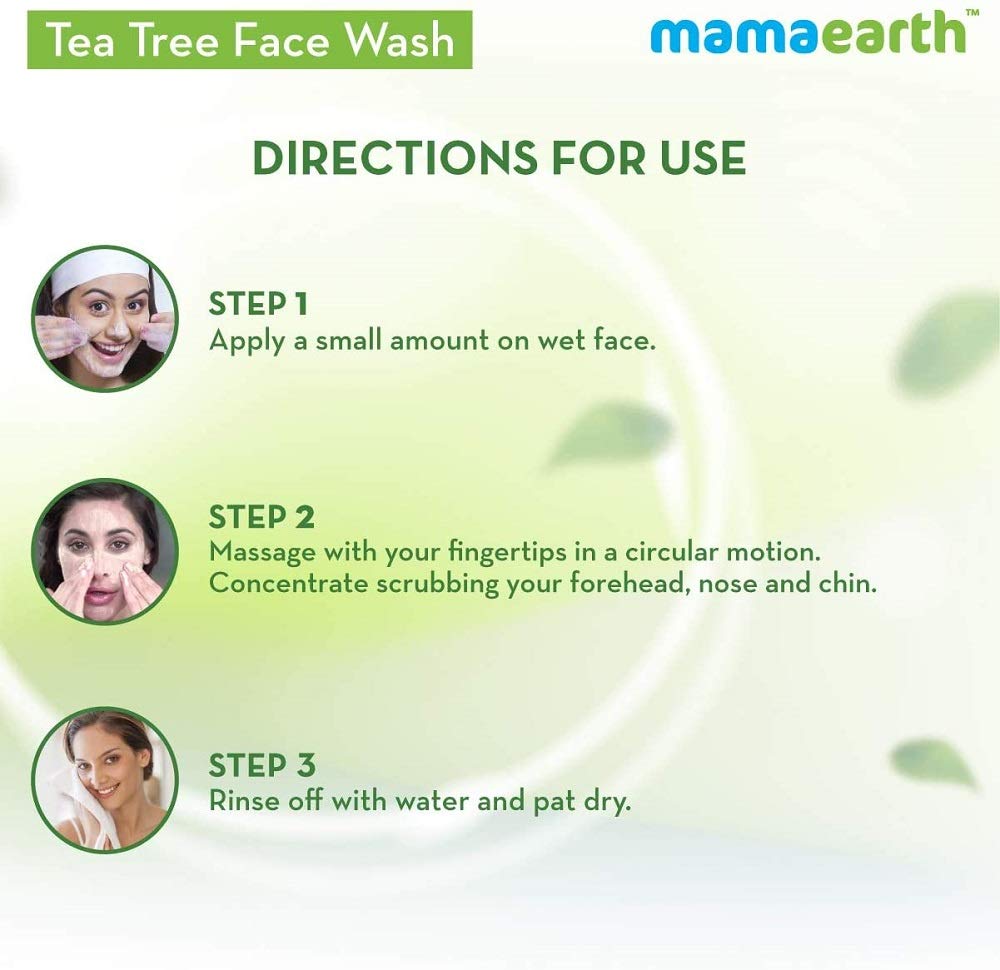 Mamaearth Tea Tree Natural Face Wash for Acne & Pimples Wash 100 ml