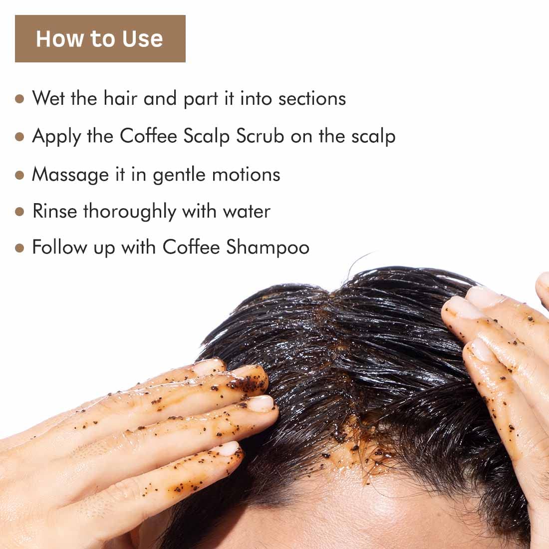 mCaffeine Anti Dandruff Coffee Scalp Scrub - 99% Dandruff Control Treatment for Men & Women, 250gm