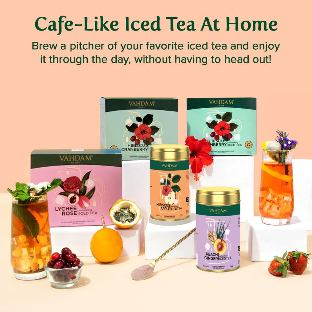 Lychee Rose Iced Tea Bags - 15 Pitcher Tea Bags