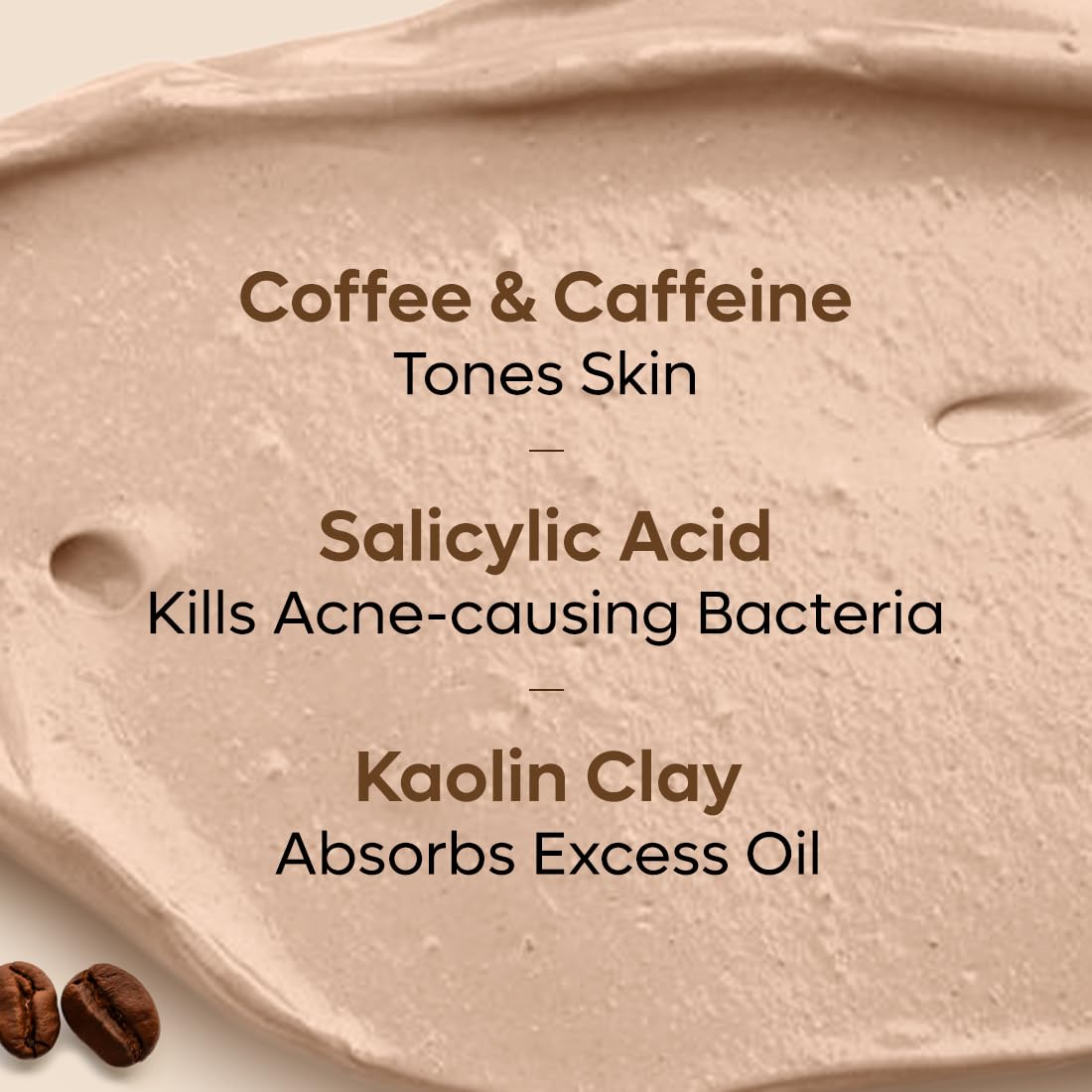 mCaffeine Anti Acne Cappuccino Coffee Face Pack for Oily Skin, 100gm