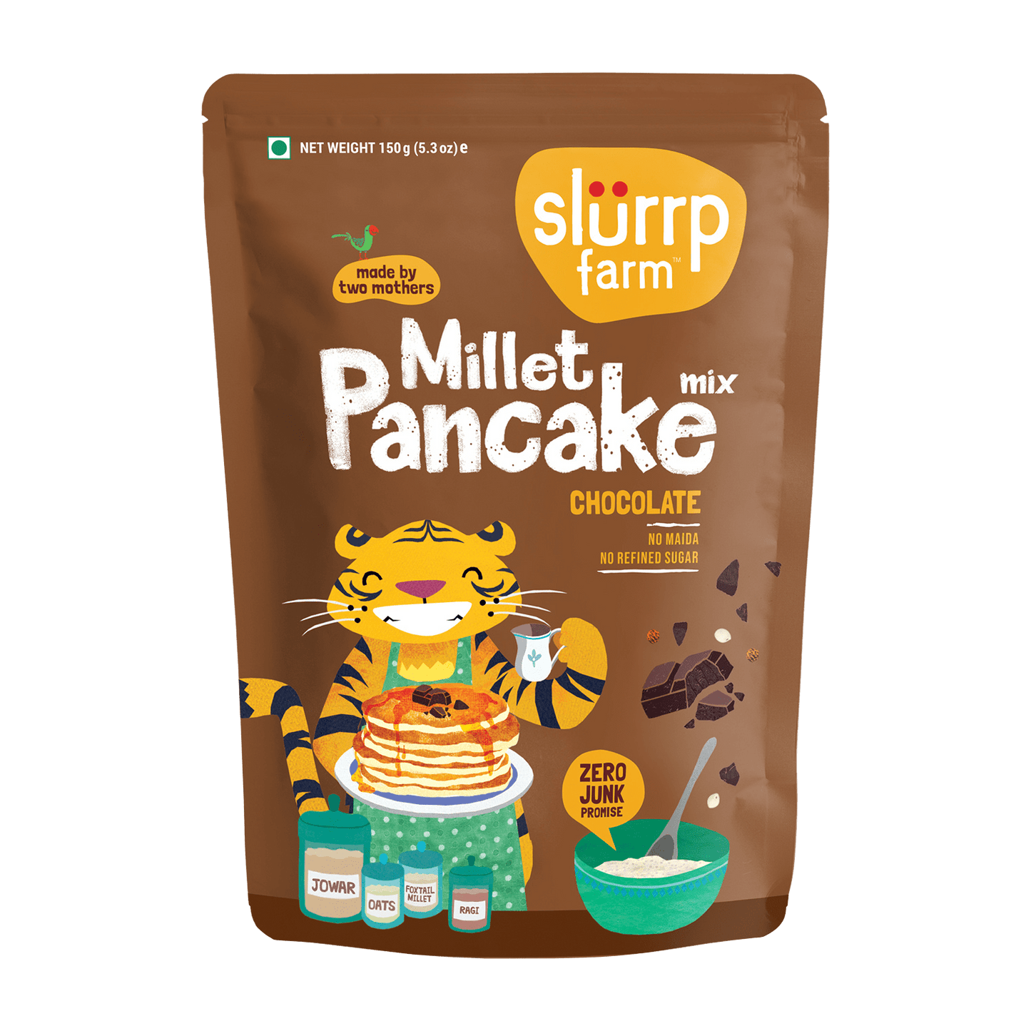 Millet Pancake Mix - Chocolate & Supergrains 150gm