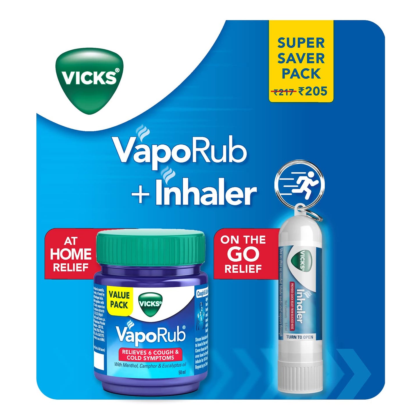 Vicks VapoRub + Inhaler Super Saver Pack