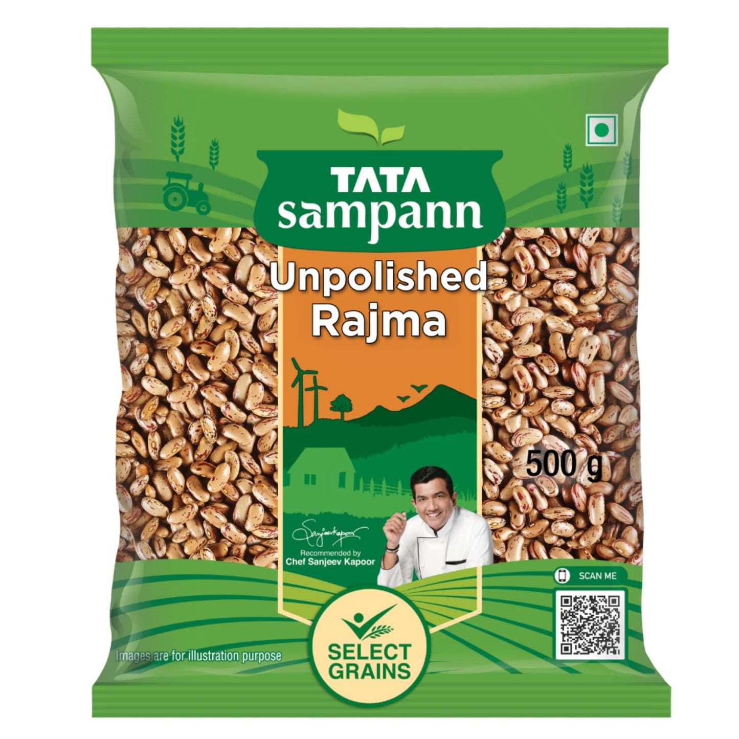 Tata Sampann Unpolished Rajma, 500g