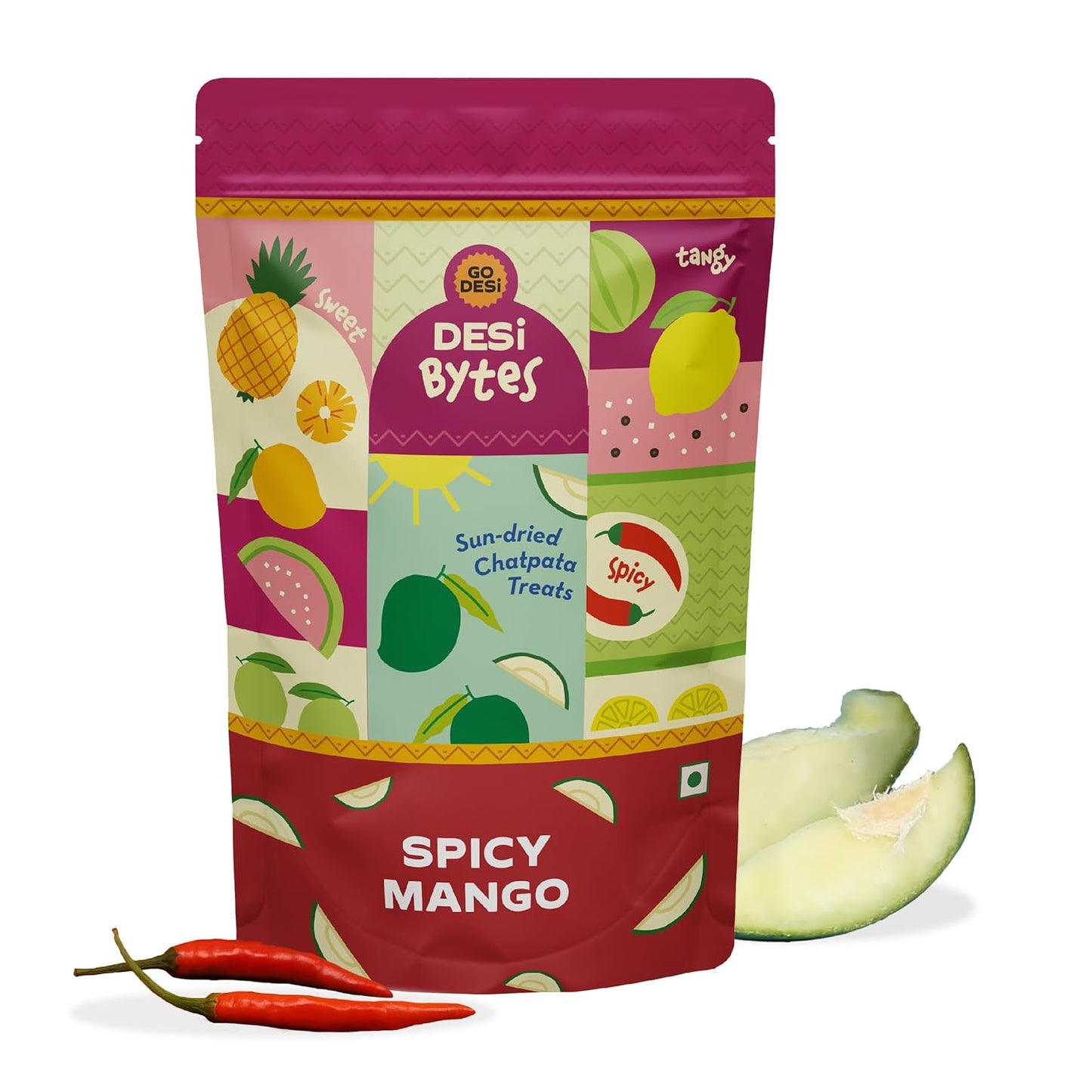 GO DESi Spicy Mango Candy, 200g