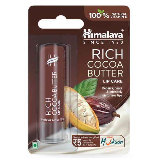 Himalaya Rich Cocoa Butter Lip Care Lip Balm, 4.5g