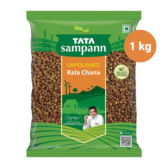 Tata Sampann Unpolished Kala Chana, 1kg